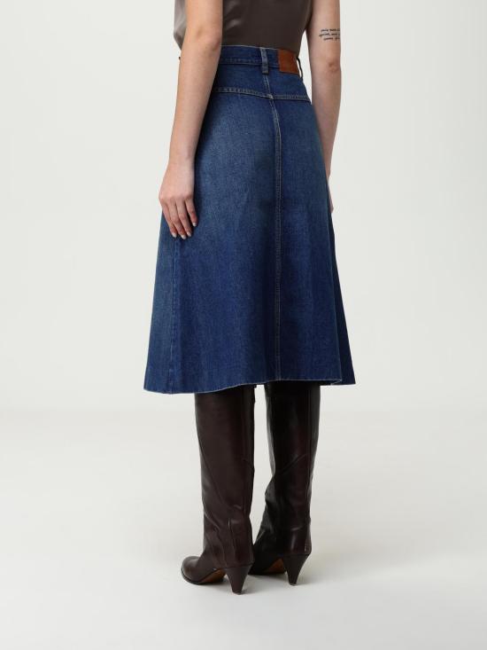 25FW 끌로에 데님 스커트 CH25ADJ01251 427 Blue - CHLOE