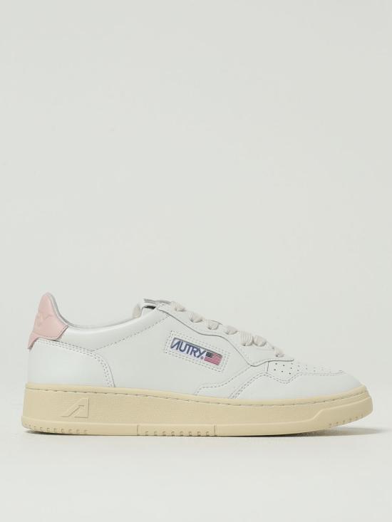 25FW 오트리 메달리스트 로우 스니커즈 AULW LL16 White