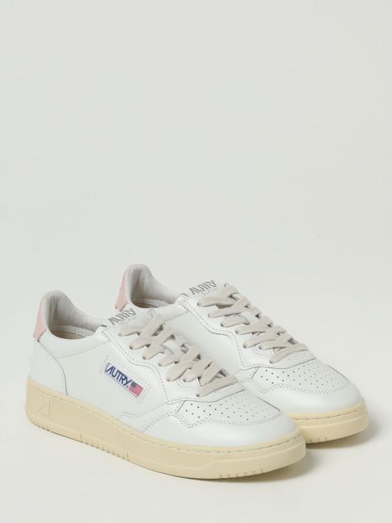 25FW 오트리 메달리스트 로우 스니커즈 AULW LL16 White - AUTRY
