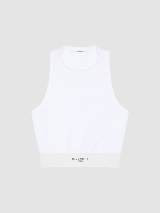 25FW 지방시 민소매 티셔츠 BW70FNR2Q3 100 White