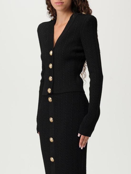 25FW 발망 가디건 FF1KL245KI50 0PA Black - BALMAIN