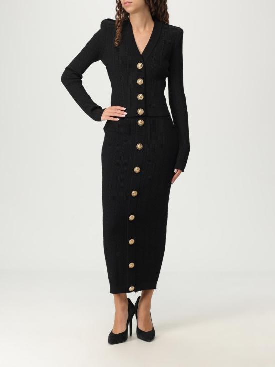 25FW 발망 가디건 FF1KL245KI50 0PA Black - BALMAIN