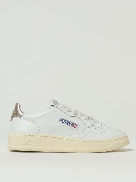 25FW 오트리 메달리스트 로우 스니커즈 AULW LL06 White