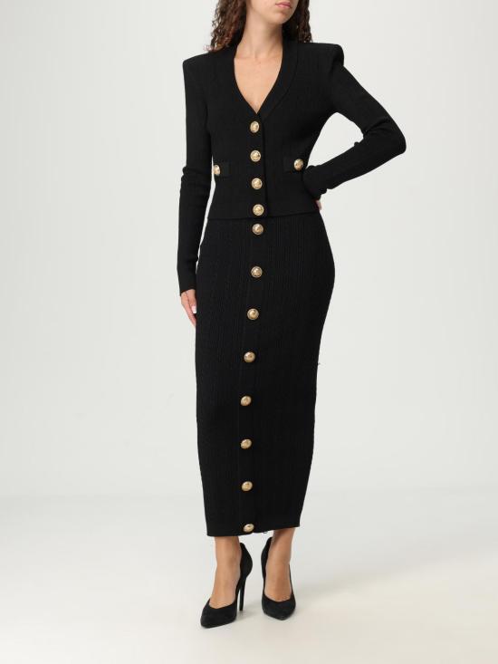 25FW 발망 가디건 DF1KL007KB07 0PA Black - BALMAIN