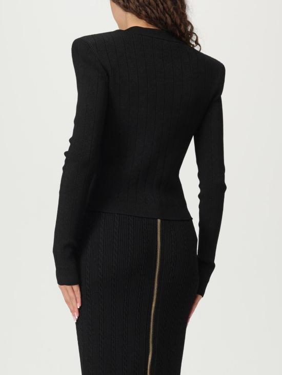 25FW 발망 가디건 DF1KL007KB07 0PA Black - BALMAIN