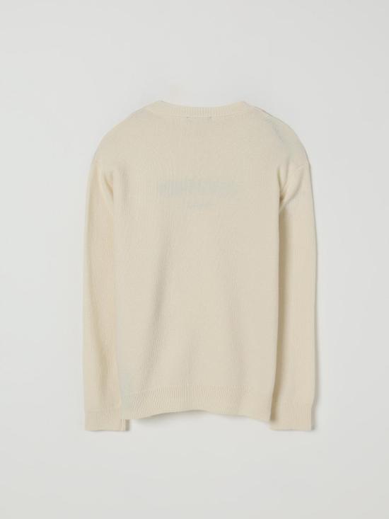 25FW [키즈] 발망 풀오버 BX9P60Z3294 102NE White - BALMAIN