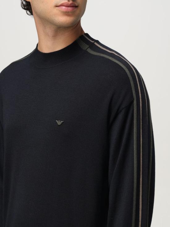 25FW 엠포리오 아르마니 스웨터 EM002423AF14199 FB070 Navy - EMPORIO ARMANI