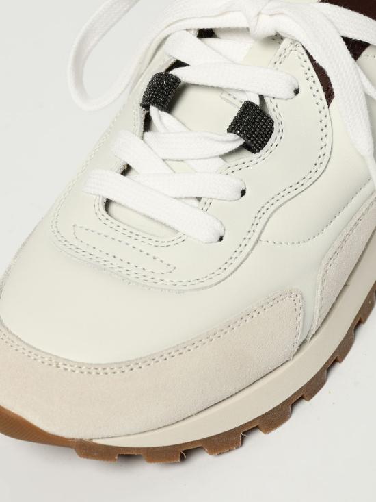 25FW 브루넬로 쿠치넬리 뮬/슬리퍼 MZGSG3028P C7592 White - BRUNELLO CUCINELLI