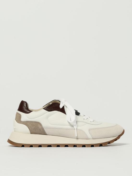 25FW 브루넬로 쿠치넬리 뮬/슬리퍼 MZGSG3028P C7592 White