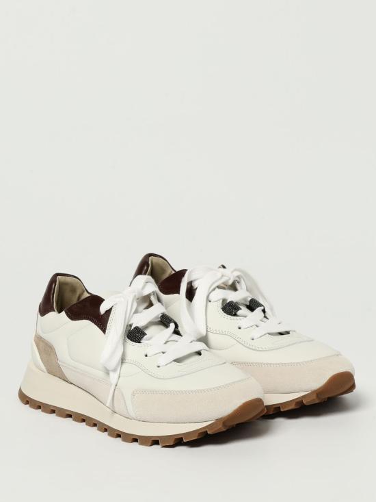 25FW 브루넬로 쿠치넬리 뮬/슬리퍼 MZGSG3028P C7592 White - BRUNELLO CUCINELLI