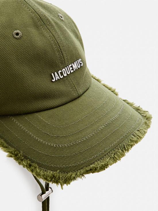 25FW 자크뮈스 볼캡 ACU00452AW00092 560 Green - JACQUEMUS