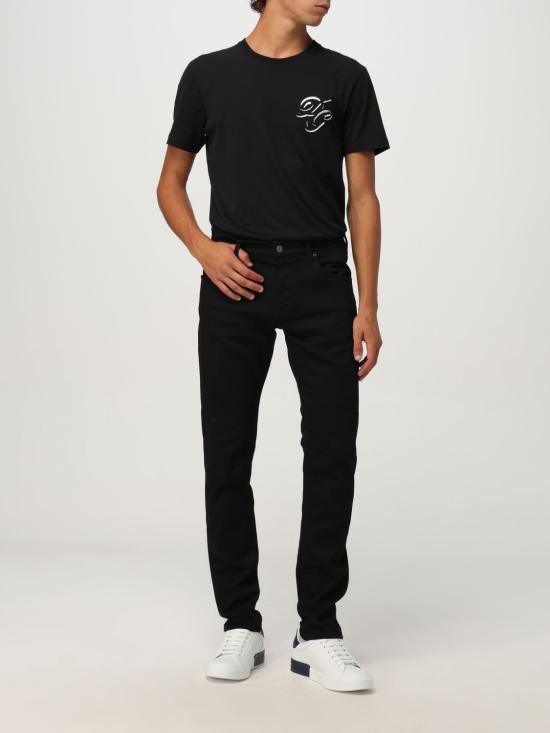 25FW 돌체앤가바나 데님 팬츠 GY07CDG8MP9 S9001 Black - DOLCE & GABBANA