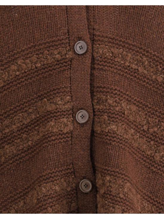 25FW 파비아나 필리피 가디건 MAD215F120L501 1269 BROWN - FABIANA FILIPPI