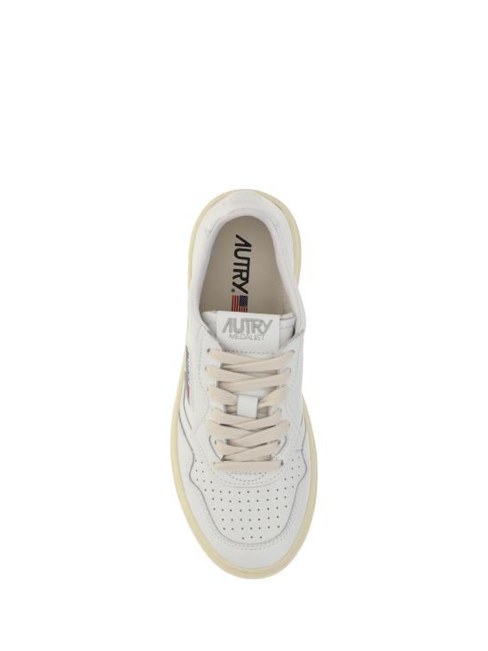 26SS 오트리 메달리스트 로우 스니커즈 AULWLL15 WHTWHT WHITE - AUTRY