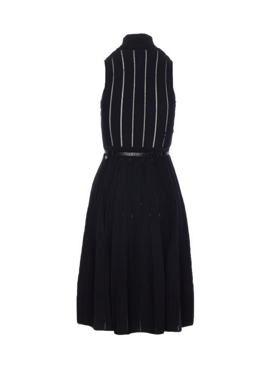 25FW 엘리자베타프랜치 미디 원피스 AM02S56E2 110 Black - ELISABETTA FRANCHI