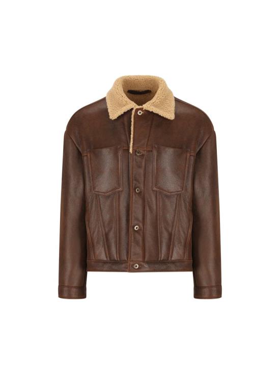 25FW 살바토레 산토로 가죽 자켓 49502rust AI25 RUST