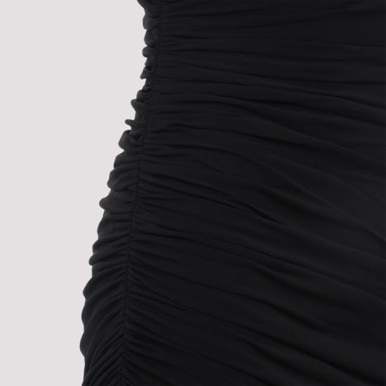 25FW 자크뮈스 미디 원피스 DRW00722AW00211 990 Black - JACQUEMUS