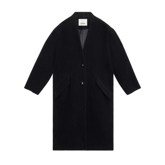 25FW 이자벨마랑에뚜왈 코트 MA0439FAB1D03I 01BK Black