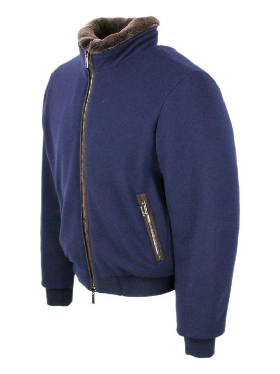 25FW 무레르 벨라티 MRW 구스 다운 패디드 자켓 BELLATI MRWU0497 BLUE - MOORER