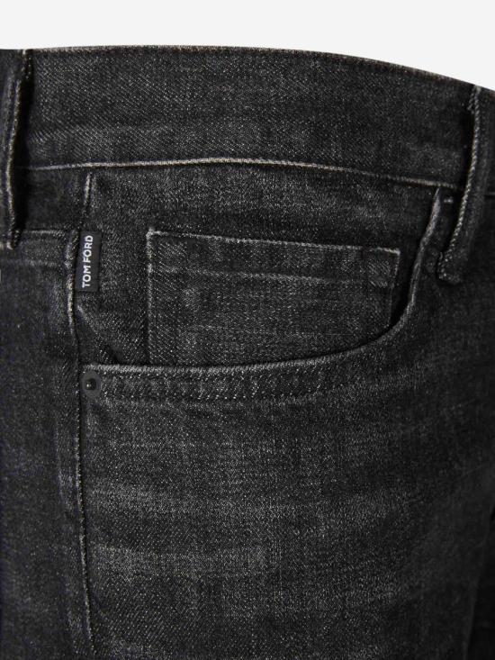 25FW 톰포드 데님 팬츠 DPS001 DMC076 LB999BLACK DARK DENIM BLUE - TOMFORD