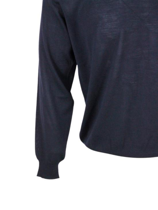 25FW 필리포 드 로렌티스 터틀넥 DV1MLRM16R890 BLUE - FILIPPO DE LAURENTIIS