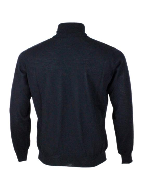 25FW 필리포 드 로렌티스 터틀넥 DV1MLRM16R890 BLUE - FILIPPO DE LAURENTIIS