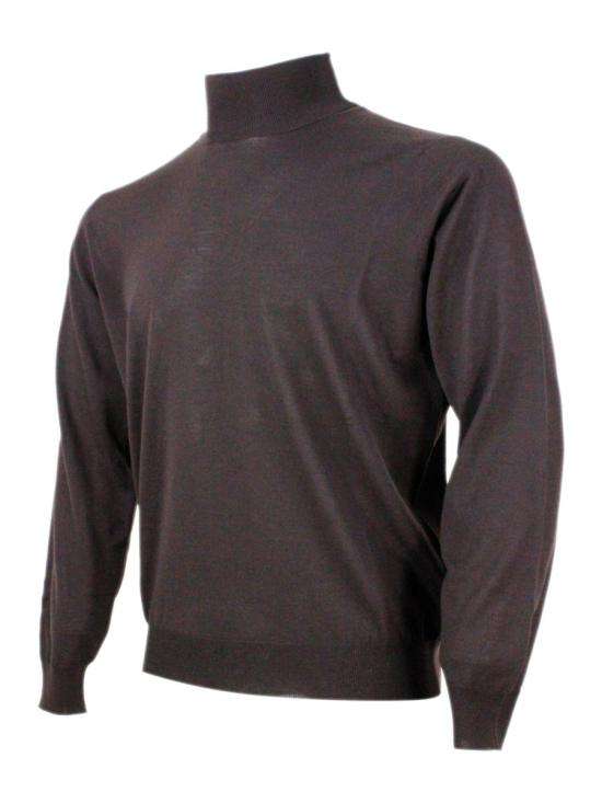 25FW 필리포 드 로렌티스 터틀넥 DV1MLRM16R289 BROWN - FILIPPO DE LAURENTIIS