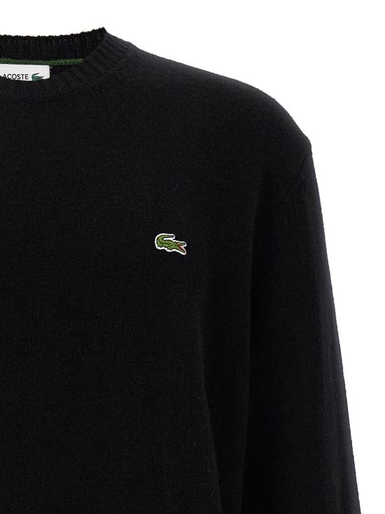 25FW 라코스테 스웨터 AH2916031 Black - LACOSTE