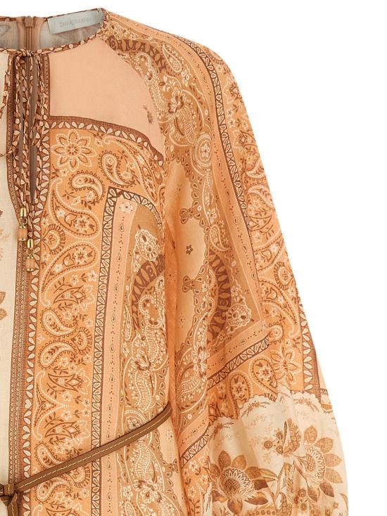 25FW 짐머만 미디 원피스 1790DSS252PEBA Pink - ZIMMERMANN