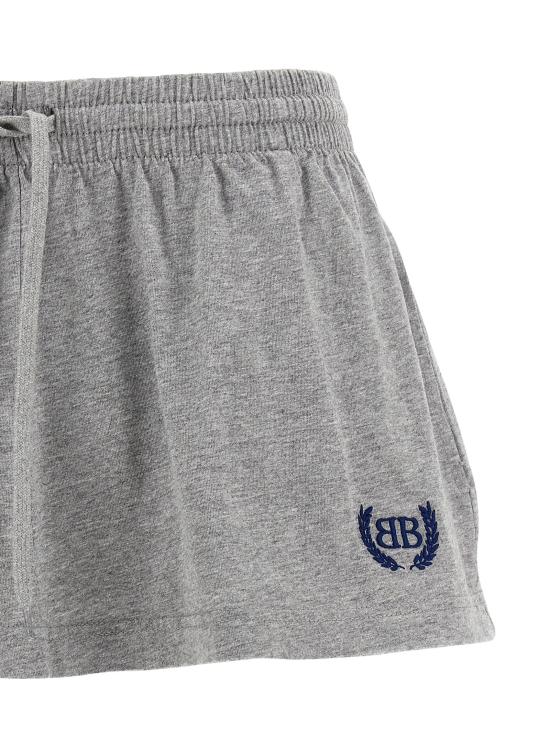 25FW 발렌시아가 숏 스커트 834169TSVC91300 Gray - BALENCIAGA