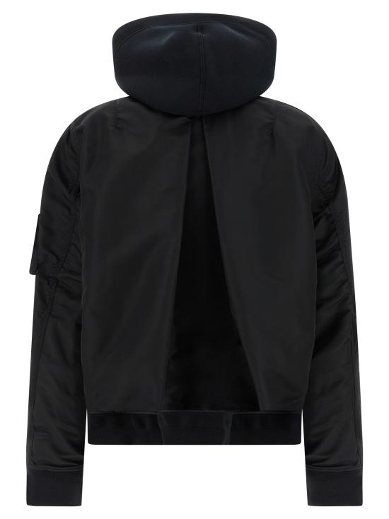 25FW 사카이 긴팔 티셔츠 2508059001 Black - SACAI