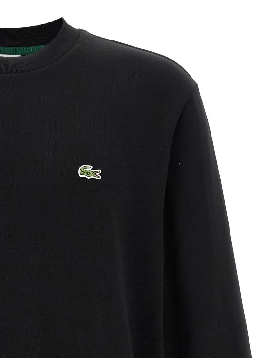 25FW 라코스테 긴팔 티셔츠 SH9608031 Black - LACOSTE