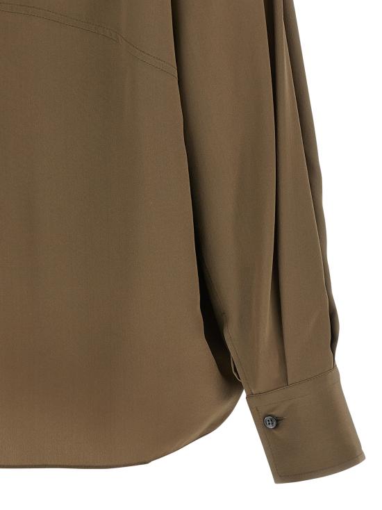 25FW 브루넬로 쿠치넬리 블라우스 MB993EK724C3981 Brown - BRUNELLO CUCINELLI