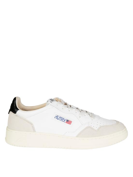 25FW 오트리 메달리스트 로우 스니커즈 AULMLS21 WHT BLK BIANCO