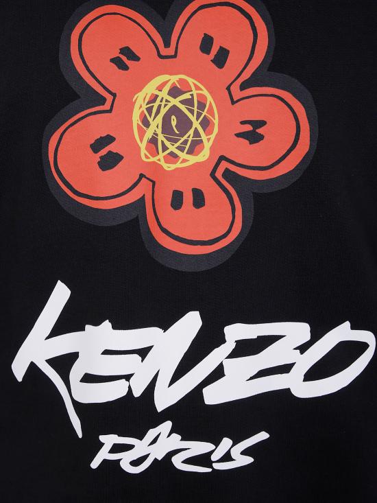 25FW 겐조 긴팔 티셔츠 FF65SW2524MC 99J BLACK - KENZO