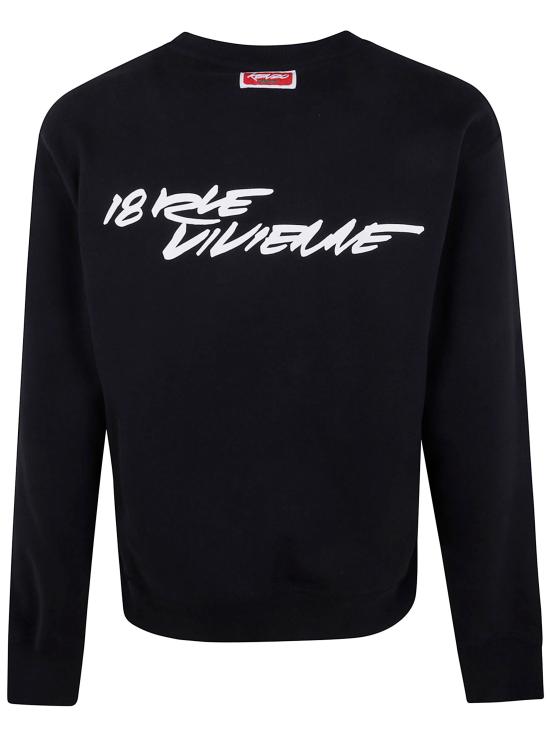 25FW 겐조 긴팔 티셔츠 FF65SW2524MC 99J BLACK - KENZO