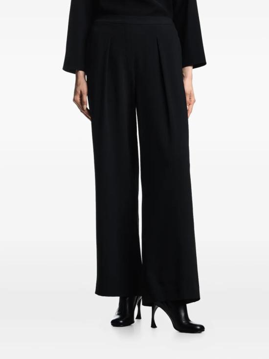 25FW 엠포리오 아르마니 스트레이트 팬츠 EW001964 AF15990 UC001 BLACK - EMPORIO ARMANI
