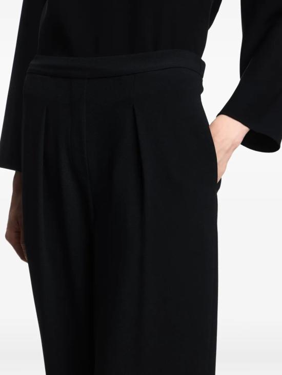 25FW 엠포리오 아르마니 스트레이트 팬츠 EW001964 AF15990 UC001 BLACK - EMPORIO ARMANI