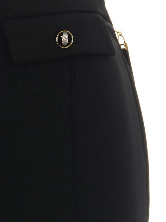 25FW 엘리자베타프랜치 스트레이트 팬츠 PA12156E2 110 NERO - ELISABETTA FRANCHI