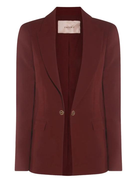 25FW 트윈셋 수트 자켓 252TP2590 05609 WINEASTING - TWINSET