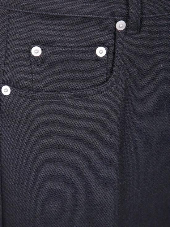 25FW 릭 오웬스 스트레이트 팬츠 RR02E1335 WD 09 BLACK - RICK OWENS