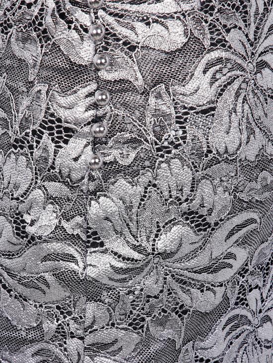 25FW 파코라반 롱 스커트 25AJJU598PA0244 V912 BLACK SILVER - PACO RABANNE