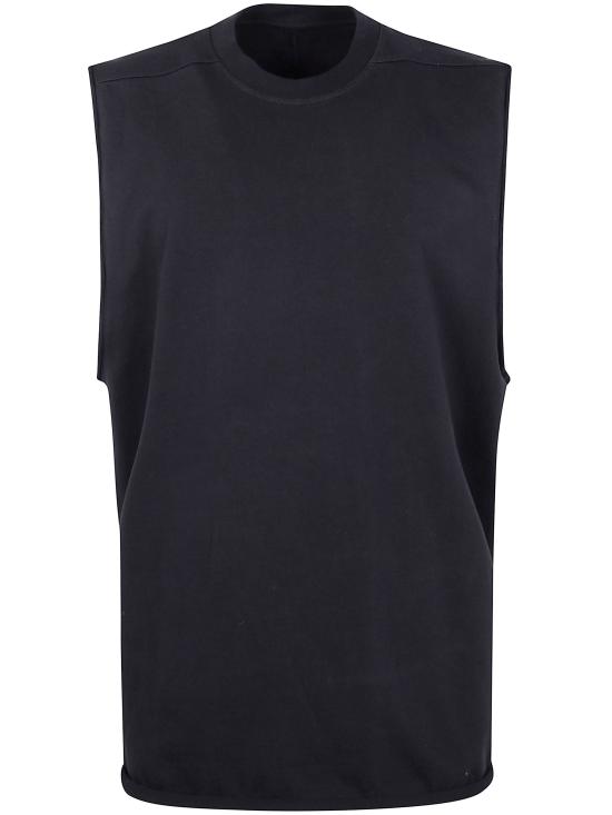 25FW 릭 오웬스 민소매 티셔츠 RR02E1108 RIG 09 BLACK - RICK OWENS