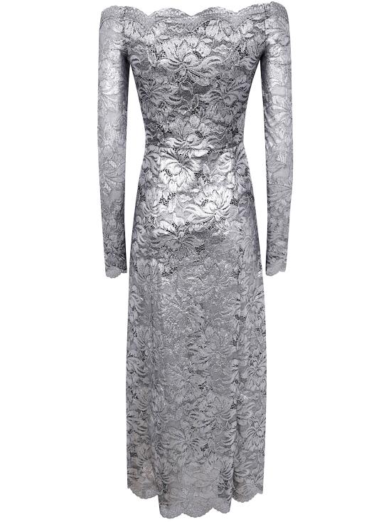 25FW 파코라반 롱 원피스 25AJRO065PA0244 V912 BLACK SILVER - PACO RABANNE