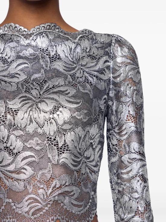 25FW 파코라반 이브닝 티셔츠 25AJTO845PA0244 V912 BLACK SILVER - PACO RABANNE