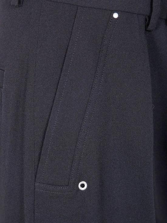 25FW 릭 오웬스 수트 팬츠 RP02E4355 WA 09 BLACK - RICK OWENS