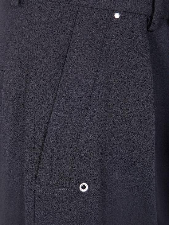 25FW 릭 오웬스 수트 팬츠 RP02E4355 WA 09 BLACK - RICK OWENS