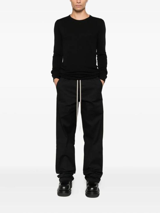 25FW 릭 오웬스 긴팔 티셔츠 RU02E1252 JR 09 BLACK - RICK OWENS