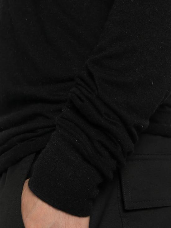 25FW 릭 오웬스 긴팔 티셔츠 RU02E1252 JR 09 BLACK - RICK OWENS