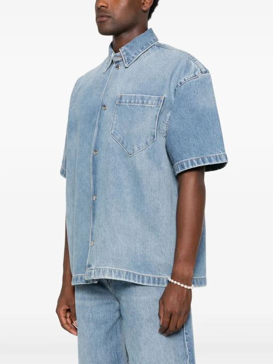 25FW 세븐포올맨카인드 반팔 셔츠 7TI10E35 U71DS BLUE - 7 FOR ALL MANKIND